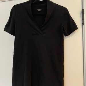 Theory Black Short Sleeve Women's Top